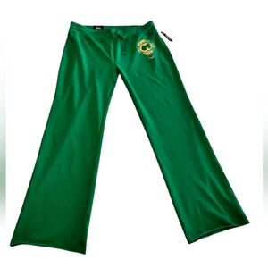 Green Wide Leg Pants
